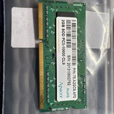 Apacer 2gb PC3-10600 SODIMM Laptop Ram Memory Module 1x picture