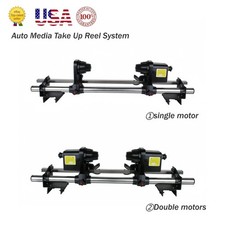 USA Stock Auto Media Take Up Reel System for Roland Epson Mutoh HP Printers picture