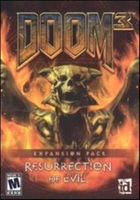 Doom 3 Resurrection of Evil PC CD horror survival Mars FPS shooter game add-on picture