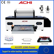 ACHI A3 EPSON 1390 DTF Printer Direct to Film Tshirt Heat Transfer Printer EU picture