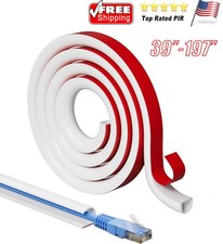 39”-197'' Cord Hider for Wall Mounted TV Adhesive One-Cord Cable Hider for Wall picture