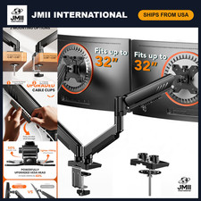 Adjustable Dual Monitor Arm Mount for 13-32