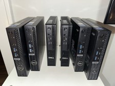 Lot of 6 Dell Micro (2) QCM1250 32GB RAM 512GB SSD & (4) Dell 7010 16GB 256GB picture