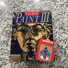 Deluxe Paint III Amiga Computer Software - With Original Box And Manuals picture
