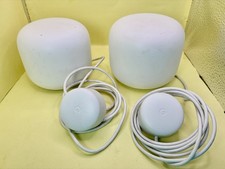 Google Nest Wifi Mesh System Router H2D Add-on Point Speaker Mic w H2D Pwr Cords picture