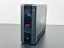 APC BR1500G Back-UPS Pro 1500VA 865W Battery Backup UPS 10-Outlet LCD Powers On picture