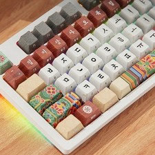 [Official] Dancheong Mechanical Wired Keyboard White Korean Traditional Art picture