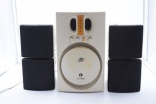 Vintage 3D Power Woofer LS-880 Speaker System 4 Satellite Speakers + Subwoofer picture