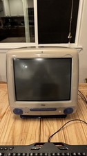 Apple iMac G3 500MHz Indigo M5521 CRT Vintage Computer 128MB RAM 20GB CD-RW Test picture