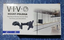 (1) Vivo Mount-Pole01A Pole Mount Monitor Arm for VESA 75x75mm 100x100mm - NEW picture