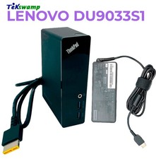 Lenovo DU9033S1 ThinkPad USB 3.0 Dock Station 03X6819 03X7011 w/90W AC Adapter picture