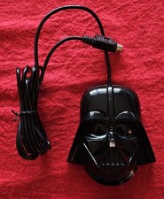 Star Wars Darth Vader USB Optical Mouse Wired Black Tested Works Model 0252 picture