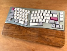 Kbdfans Vulcan Maja V1 65% Alice Layout Mechanical Keyboard Grey Alu picture