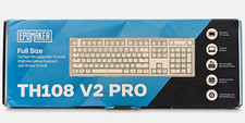 EPOMAKER TH108 V2 PRO Full Size Hot-Swappable RGB TFT Keyboard Blue/White/Pink picture