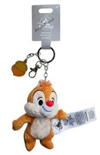 Disney Parks Chip N Dale's Dale Bag Charm Plush Keychain picture