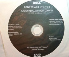 Dell Vostro 3300 3400 3500 3700 Applications & Drivers DVD Windows picture