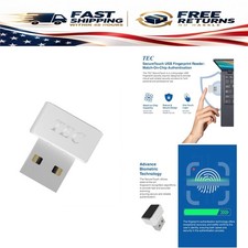 TEC SecureTouch USB Fingerprint Reader Windows Hello Biometric Login picture