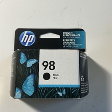 HP 98 Ink Cartridge Black New Genuine EXP 02/2020 picture