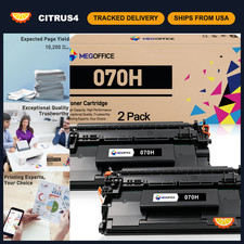 High Yield Black Toner Cartridge Replacement for Canon 070 - 2 Pack, 070H picture