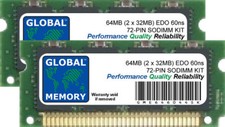 64MB (2 x 32MB) 72-PIN FPM SODIMM MEMORY RAM KIT FOR LAPTOPS/NOTEBOOKS picture