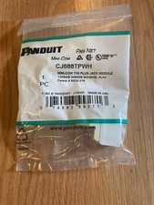 Panduit CJ688TPWH White Mini-Com TX6 Plus Jack Module Category 6 picture