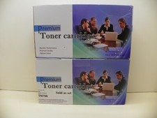 v4ink 2-Pack Compatible Toner Cartridge Replacement for Brother TN-750 TN750 TN- picture