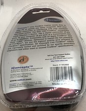 iCONCEPTS LINX FIREWIRE 4-4 PIN 10 ft Cable Data Link NEW SEALED | Great Value picture