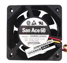 1PCS Sanyo 6025 109R0612H456 12V 0.11A Silent DC Case Cooling Fan picture