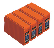 Leoch PLH-100FT(A) 12 Volt 100aH, Front Terminal, VRLA Battery (String of 4) picture