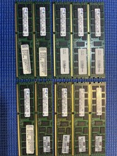 Lot of 10) Samsung 4GB 2Rx4 PC3-10600R Server Memory M393B5170FH0 picture