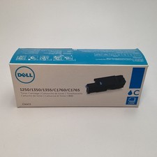 Dell C5GC3 Genuine Cyan Toner Cartridge for 1250c 1350cnw C1760nw C1765nfw, READ picture