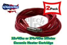 2pcs Cartridge Heater 12V or 24V 40W For Prusa 3D Reprap Printer Extruder Hotend picture