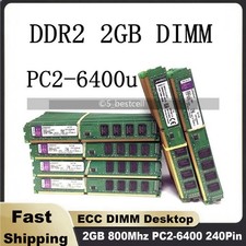 DDR2 2GB 800Mhz PC2-6400 240Pin 1.8V NON-ECC DIMM Desktop PC RAM Wholesale Lot picture