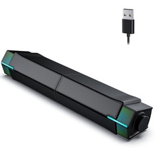 1 PCS M20 Bluetooth Computer Speakers Gaming PC Sound Bar USBPowered RGB Desk picture