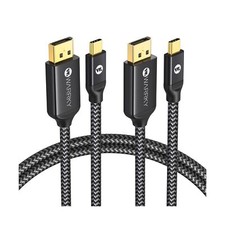 Warrky USB C to DisplayPort Cable (4K@60Hz, 2K/1440P@165Hz), [Aluminum Shell,... picture