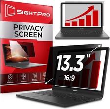 13.3 Inch Laptop Privacy Screen Filter 16:9 - High Clarity Monitor Shield Protec picture