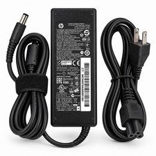 Genuine HP 90W AC Adapter Model PPP012D-S P/N 677777-003 19.5V 4.62A OEM picture