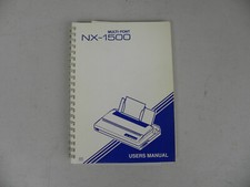 MANUAL Vintage Star Micronics Multi-Font NX-1500 USER MANUAL ONLY picture