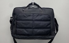 Kenneth Cole Reaction Black Nylon Laptop Briefcase Messenger Bag 18