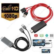 1080P HDMI Mirroring AV Cable for iPhone iPad Android Phone to TV HDTV Adapter picture