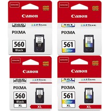 Canon 560 / 561 & 560XL / 561XL Black & Colour Ink Cartridges *Choose your Lot* picture