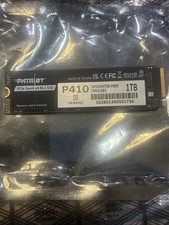 Patriot P410 1TB M.2 2280 PCIe Gen4x4 NVMe 1.4 5000MB/s Internal SSD 100% HEALTH picture
