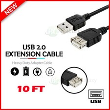 Quality 10ft 3M Foot USB 2.0 Extension Cable Male Type A to Female Cord Adapter picture