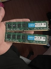 Crucial 8GB (1x8GB) DDR3L-1600 240-Pin UDIMM RAM CT102464BD160B.M16FP 16GB total picture