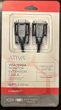 Ativa® VGA Monitor Extension Cable, 10’, Black picture