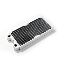 PT240 240mm White Copper Radiator 28mm Thick G1/4 2x120mm PC Water Cooling picture