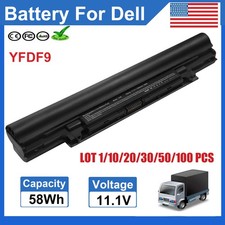 ✅LOT YFDF9 Battery for Dell Latitude 13