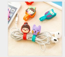 Cable Clip Desk Tidy Organiser Wire Lead Cord Lead USB Charger Holder picture