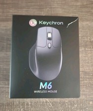 Keychron M6 Silent Wireless Gaming Mouse 1000Hz Bluetooth/2.4G/Wired PixArt 3311 picture