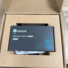 STEETEK - KVM Switch HDMI Dual Monitor Extend Display - 2 PORT / 4K@60Hz picture
